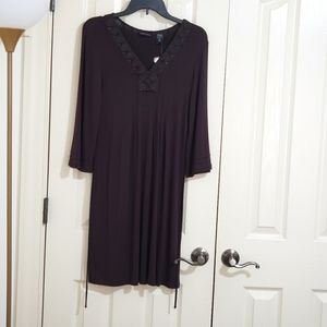 New York & Company NWT Black Dress Size M